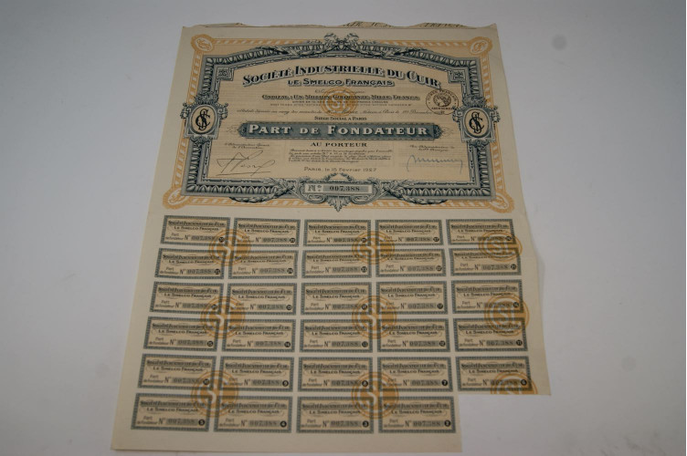 Société industrielle de cuir Le Smelco Français