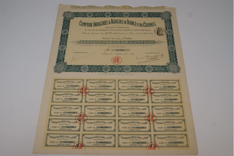 Comptoir industriel et agricole de France et des Colonies