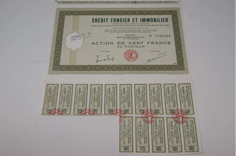 Crédit foncier et immobilier (Anciennement Crédit foncier d'Indochine)