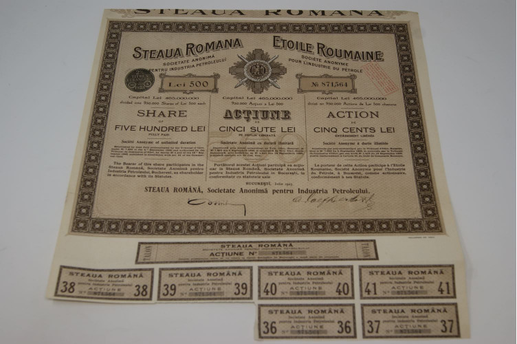 Etoile Roumaine Société anonyme pour l'industrie du pétrole