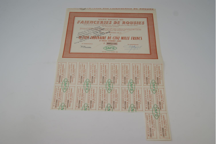 Société Nouvelle des Faienceries de Rousies