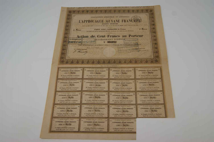 Compagnie aurifère et agricole l'approuague (Guyane Française)