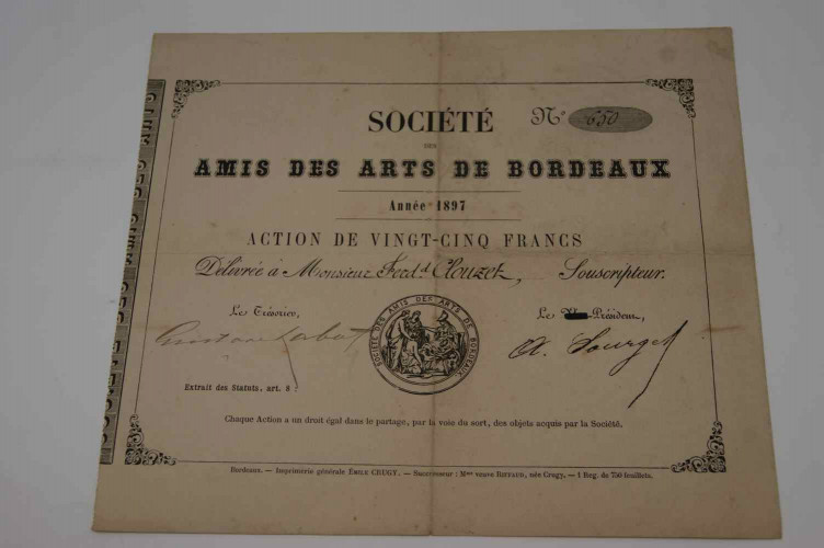 Société des amis des arts de Bordeaux