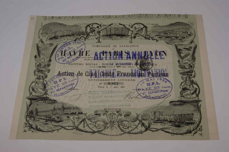 Compagnie de navigation du Havre à Paris et Lyon