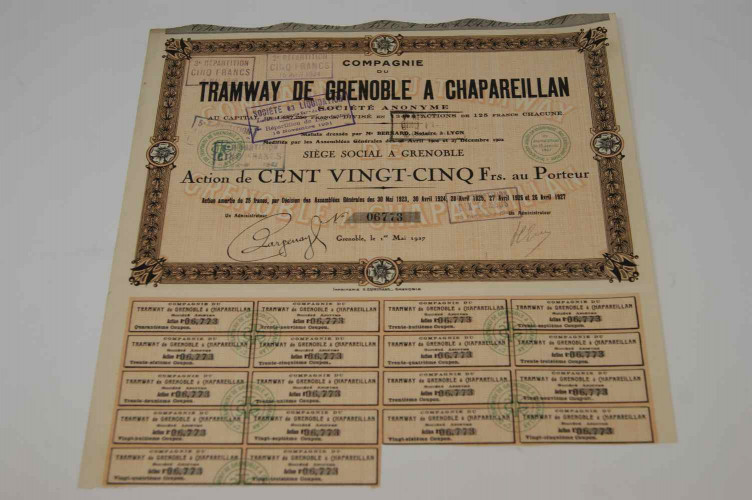 Compagnie du Tramway de Grenoble à...