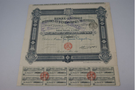 Banque coloniale d'études et d'entreprises mutuelles