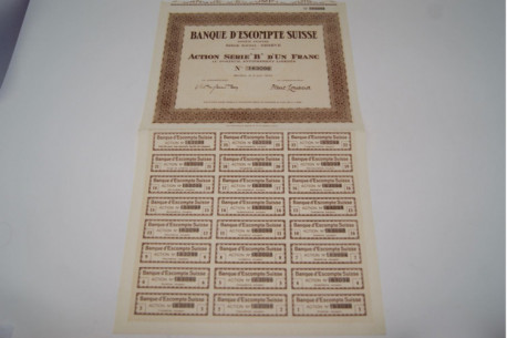 Banque d'escompte suisse