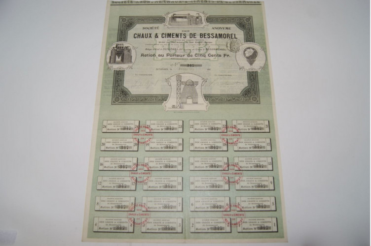 Chaux et ciment de bessamorel