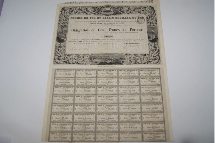 Chemin de fer et bassin houiller du var