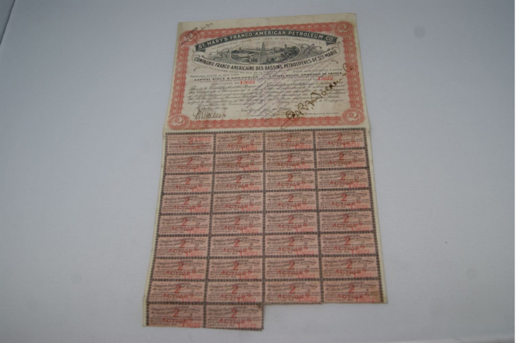 Compagnie franco-americaine des bassins petrolifère de ste Marie