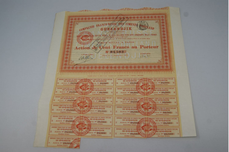 Compagnie franco-russe des ciments portland de Guelendjik