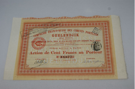 Compagnie franco-russe des ciments portland de Guelendjik