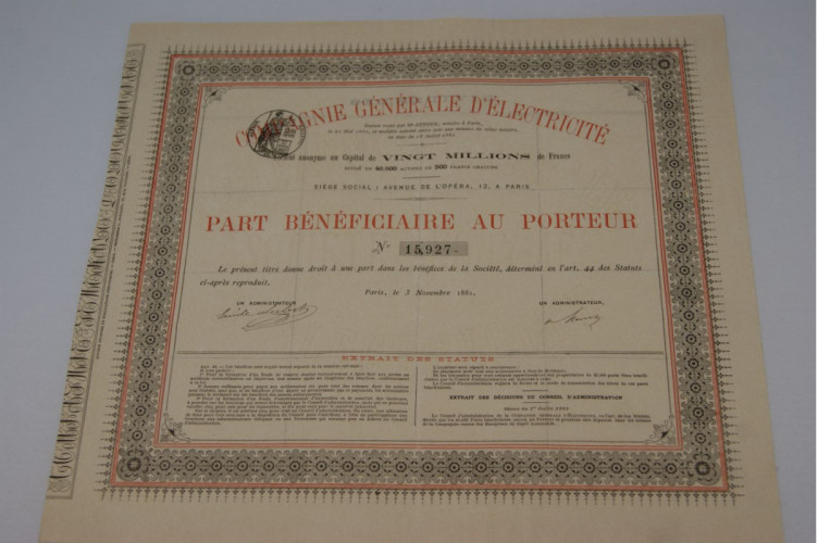 Compagnie générale d'éléctricité