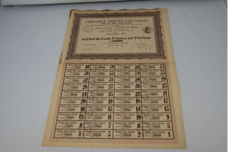 compagnie urbaine d'éclairage par le gaz acétyléne