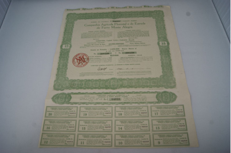 Companhia agricola florestal e de...