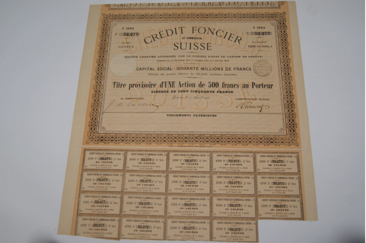 crédit foncier et commercial suisse