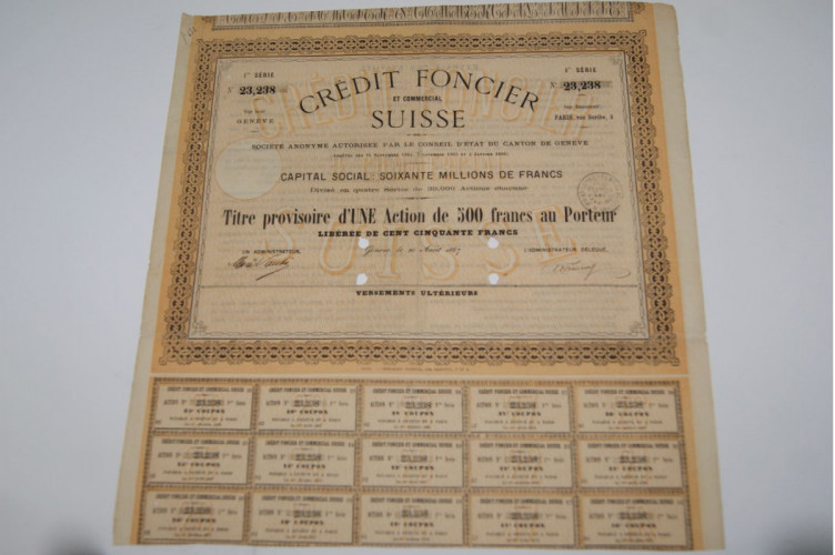 crédit foncier et commercial suisse