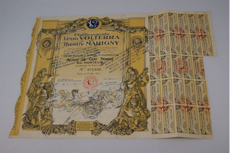 établissement léon volterra et théatre Marigny