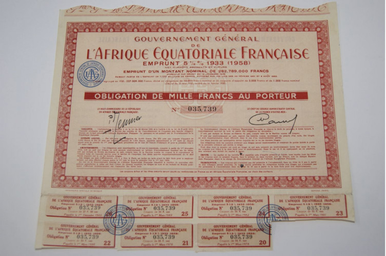 Gouvernement général de l'Afrique Equatoriale Française