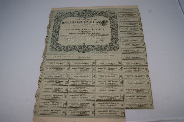 Houillères et mines françaises
