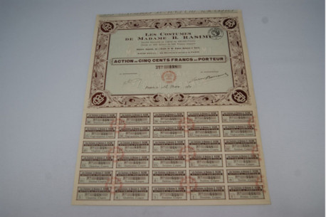 Les costumes de madame B. Rasimi