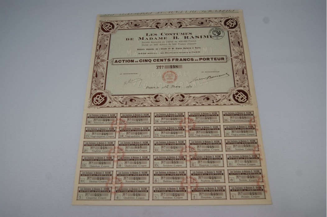 Les costumes de madame B. Rasimi
