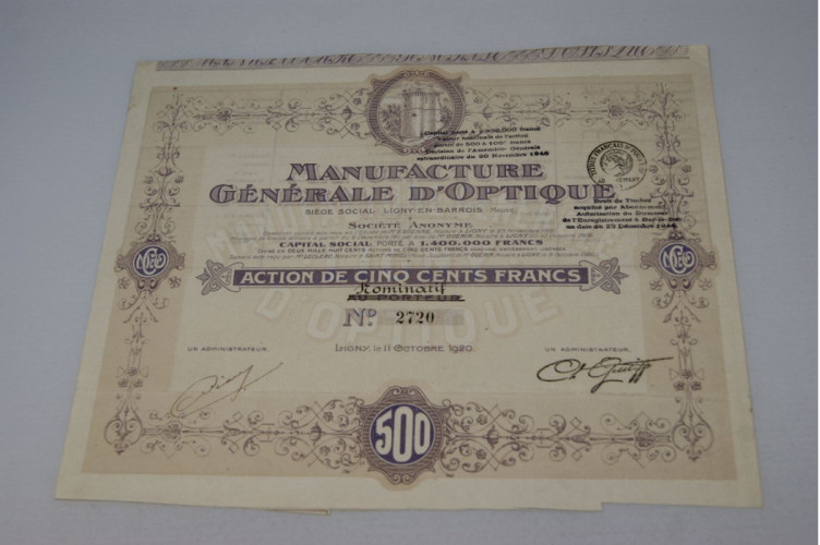 Manufacture Générale d'Optique