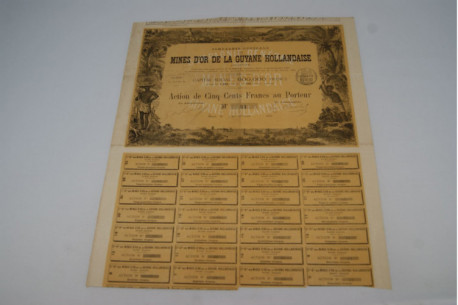 mines d'or de la guyane hollandaise