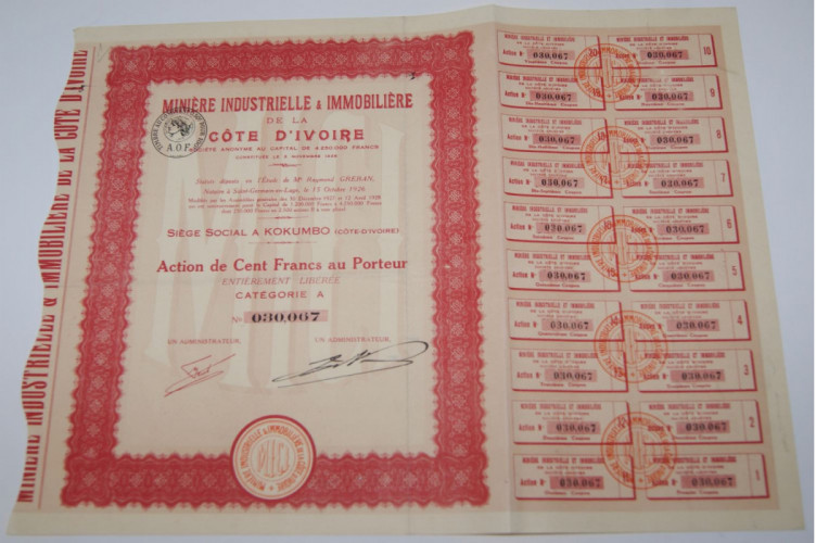 miniére industrielle & immobiliére