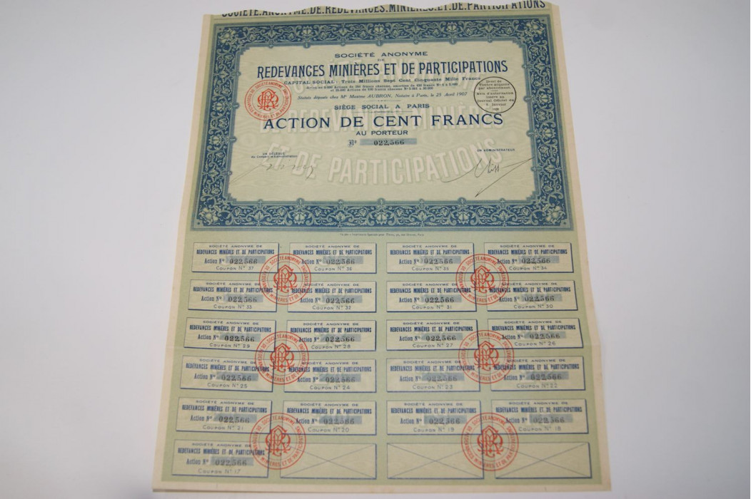 Redevances miniéres et de participations