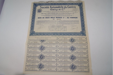 société automobile du centre gatty et cie