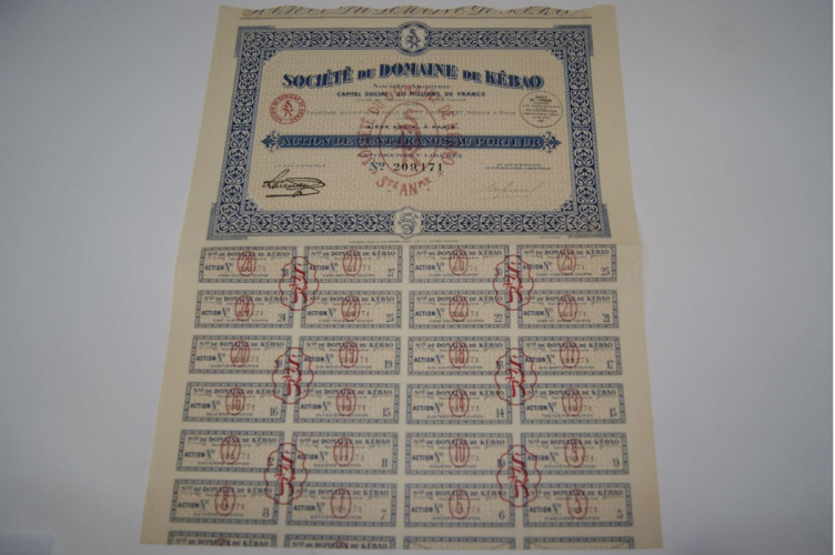 société des domaine de kébao