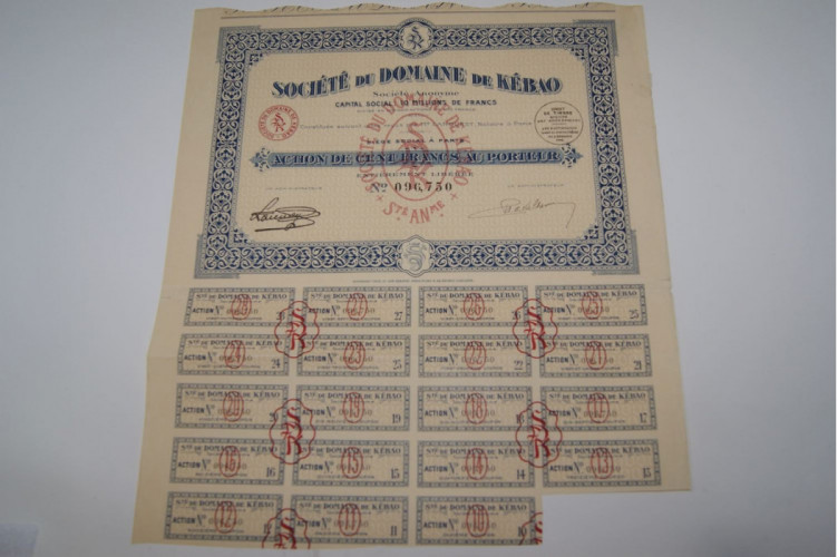 société des domaine de kébao