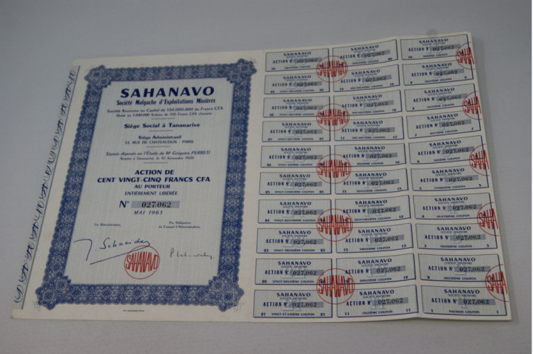 Société des graphites de Sahanavo