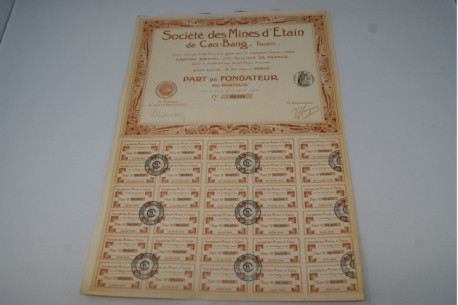 Société des Mines d'Etain de Cao Bang