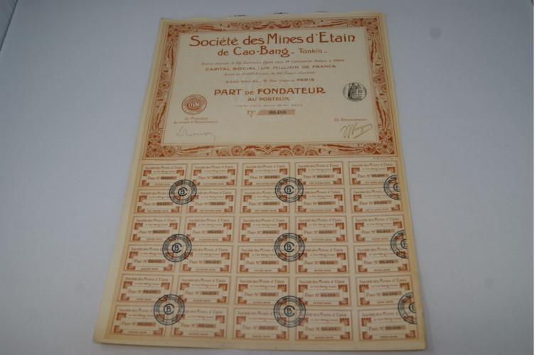 Société des Mines d'Etain de Cao Bang