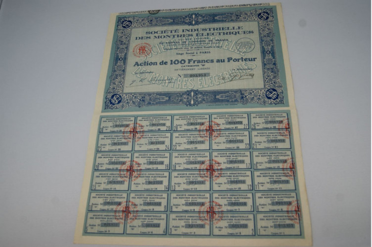 Société industrielle des montres éléctriques