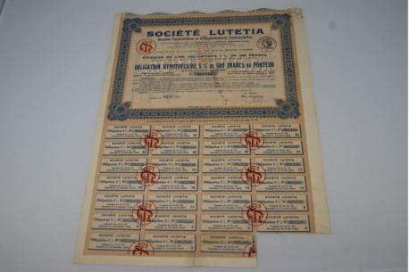 Société Lutetia Société Immobilière et d'Exploitations Automobiles