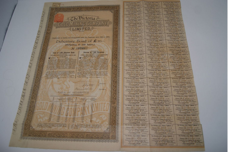 The Victoria gold mining company