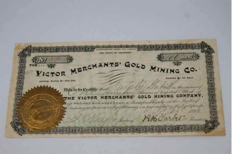 Victor Merchants' Gold Mining Co.